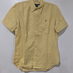 Ralph Lauren Yellow Kids Button Down Shirt